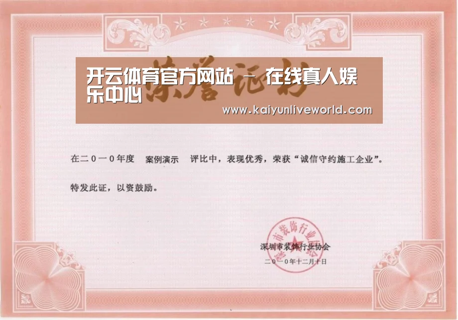 荣誉证书二(图1)
